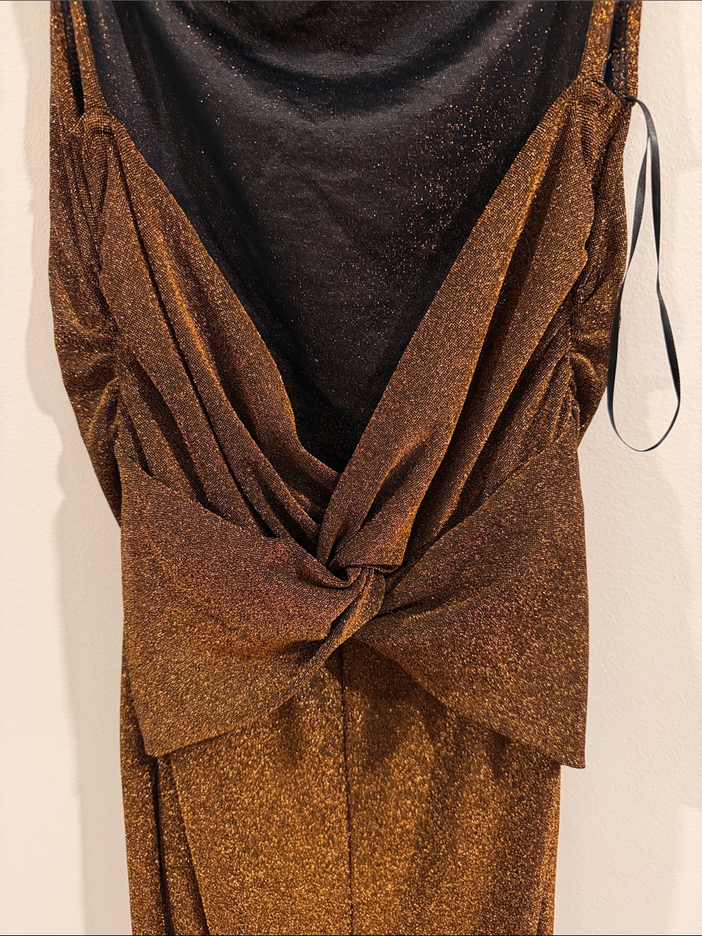 Reformation Breslin Dress in Rose Gold Sparkle, Size S (NWT) - Picture 5 of 5